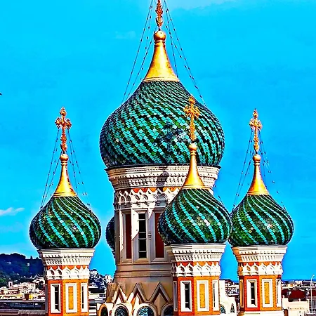 Appartamento 3p 72m2 Climatisé Vue Exceptionnelle Cathédrale St Nicolas Et Nizza